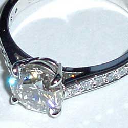 Platinum and Diamond Ring